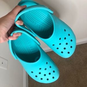 Blue Crocs